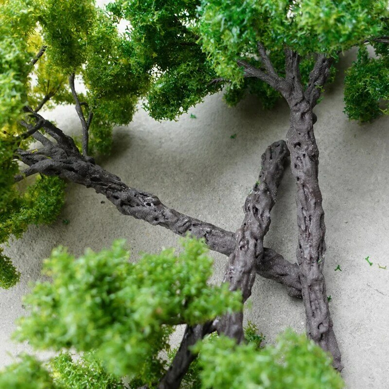Бутиковая модель дерева баньян, 30 см, Лидер продаж, модель деревьев в масштабе G, модель деревьев из зеленой проволоки, военный песочный стол, макет материала