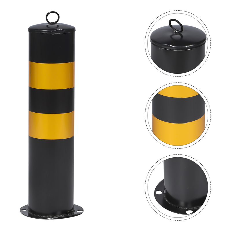 Warning Post Barricades Driveway Security Parking Barrier Cone Metal Fencing Road Pile Safety Traffic Cones Stainless Steel