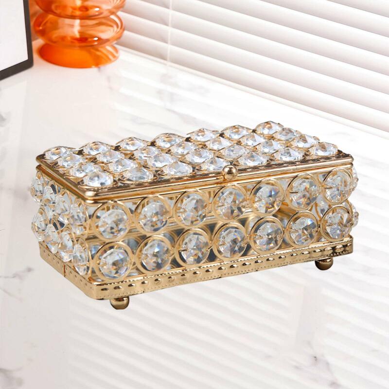 Jewelry Box Jewelry Container Cosmetic Organizer Box Trinket Box with Cover