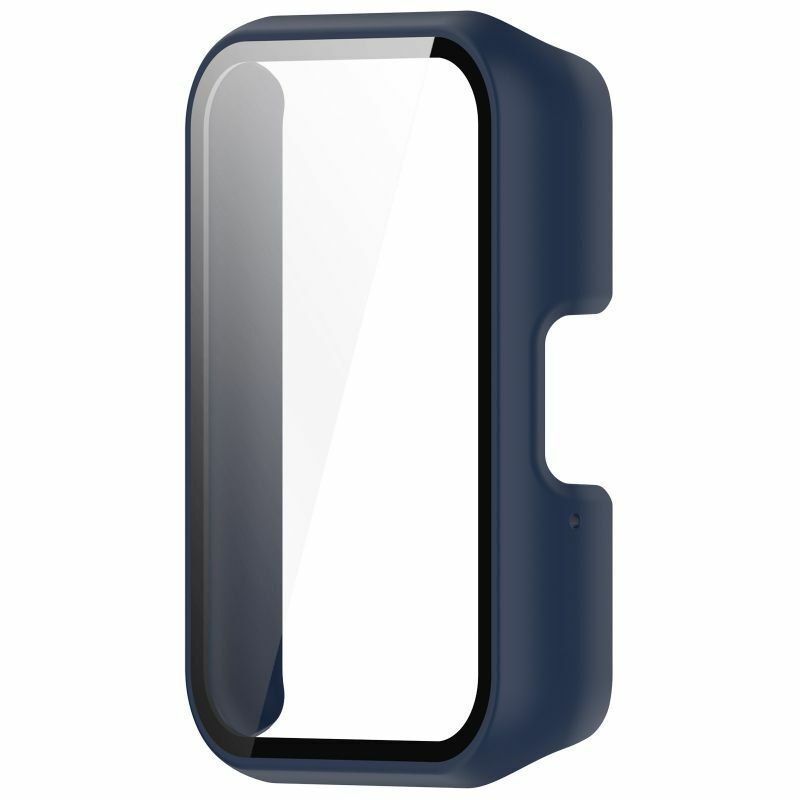 Funda de vidrio templado para Samsung Galaxy Fit 3, Samrt correa de reloj, cubierta protectora de parachoques de cobertura completa, Protector de pantalla Fit3