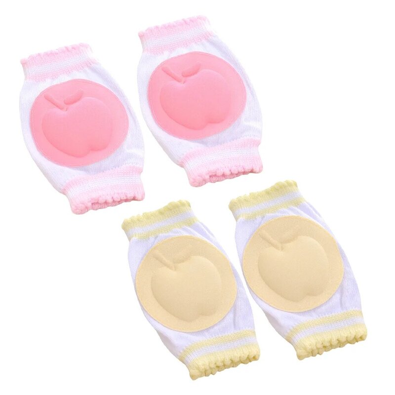 1 Pair of Kneepads Knee Pad Crawling Safety Protector Kneepads for Infants Toddlers Baby (Pink)
