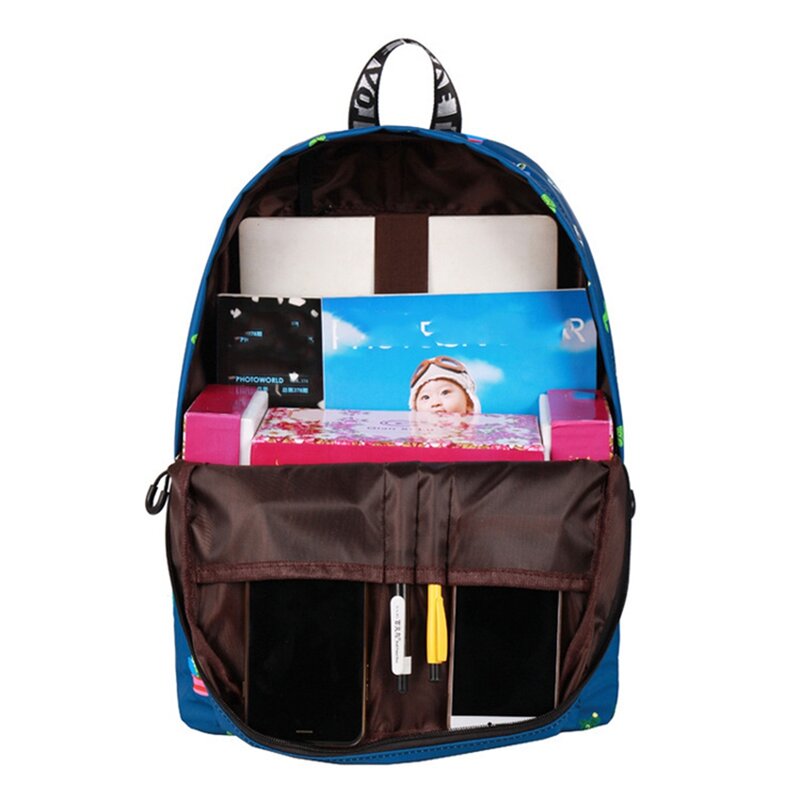 14-15,6 cala plecak na laptopa damski wodoodporny śliczny nadruk z kaktusem torba na książki damski plecak szkolny dla nastolatków