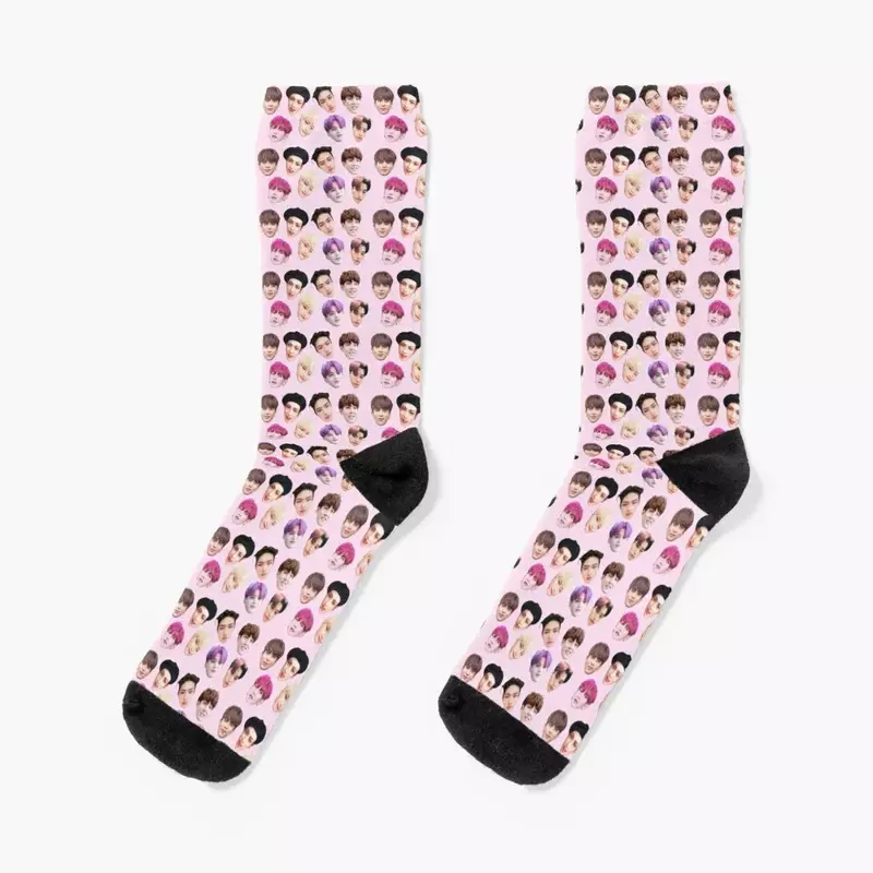 ATEEZ - Faces. Socks Lots designer christmas stocking Ladies Socks Men's