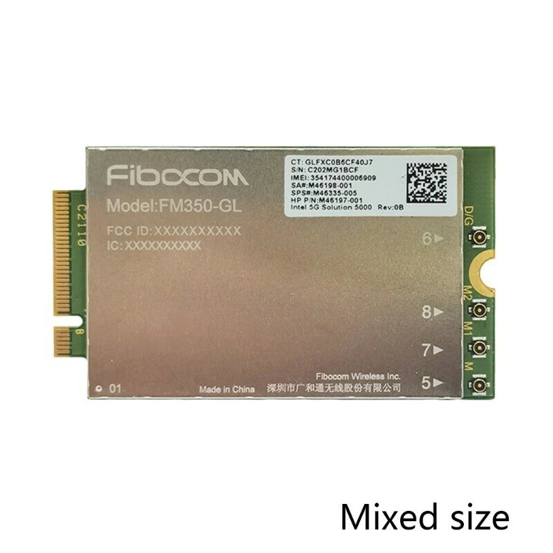 FM350-GL 5G LTE WCDMA WWAN Card FM350-GL modulo 4G/5G per sistemi Windows-Linux-Dropship