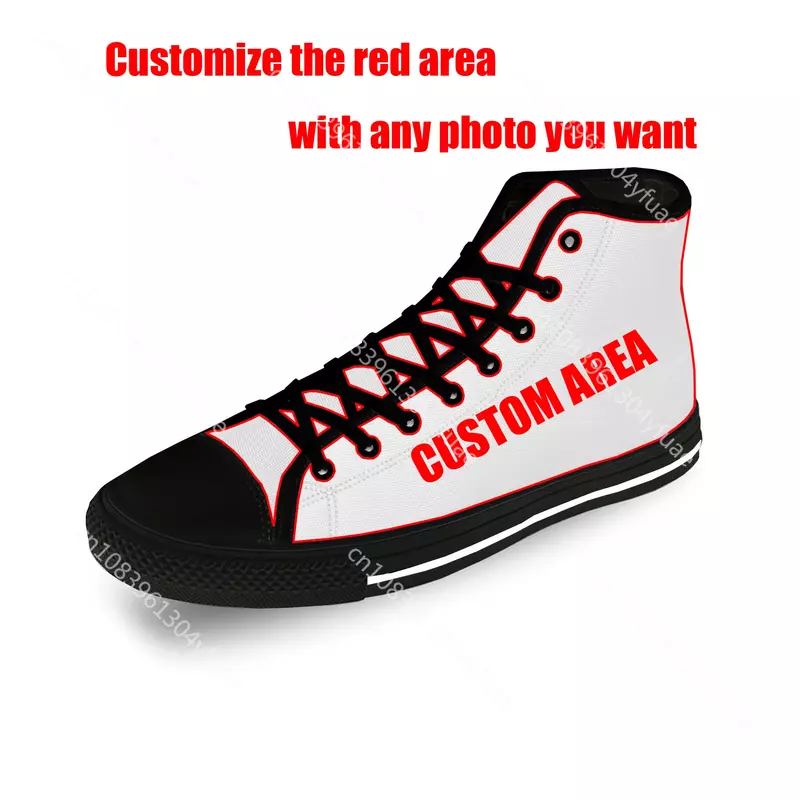 B-Blurs Rock Band High Top Sneakers Mens Womens Teenager B-Band High Quality Canvas Sneaker Fashion Casual Custom Made Shoes
