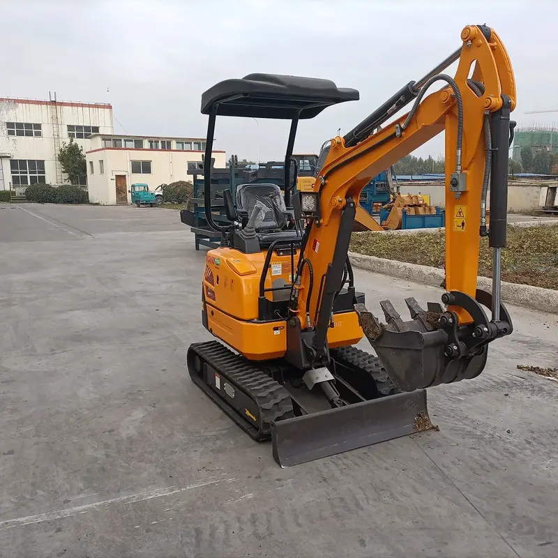 mini small digger CE EPA EURO 5 China wholesale compact mini excavators 1.2 ton 1.8 t 2 t prices with bucket for sale