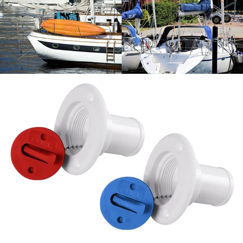 Marine Hardware Deck Filler ABS Nylon Plastica stabilizzata ai raggi UV Tappo di scarico dell'acqua del carburante Dropship