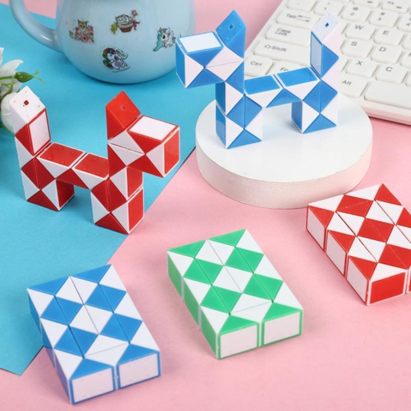 24 Section Puzzle Foldable Magic Ruler Children Folding Deformation Magic Cube