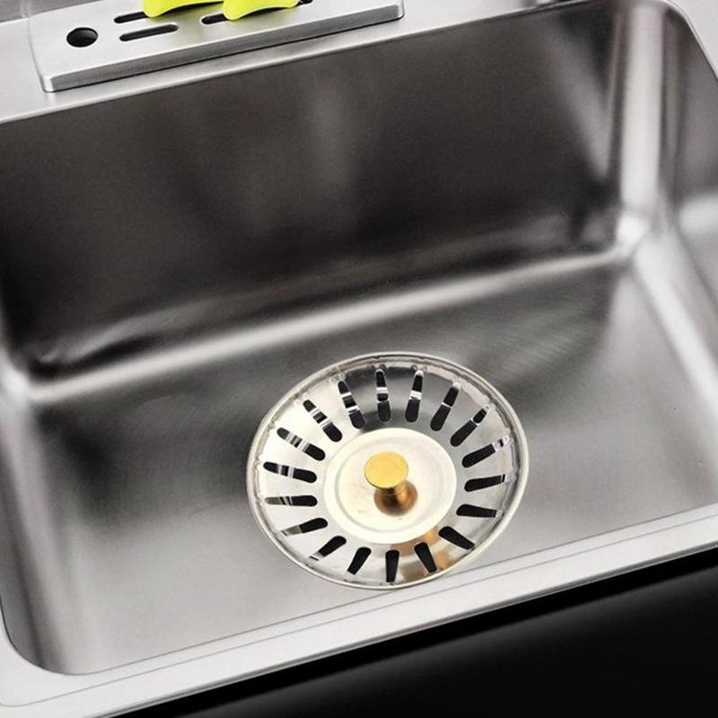 Фильтр-фильтр для кухонная раковина из нержавеющей стали, для ванны, сливного отверстия для радиатора