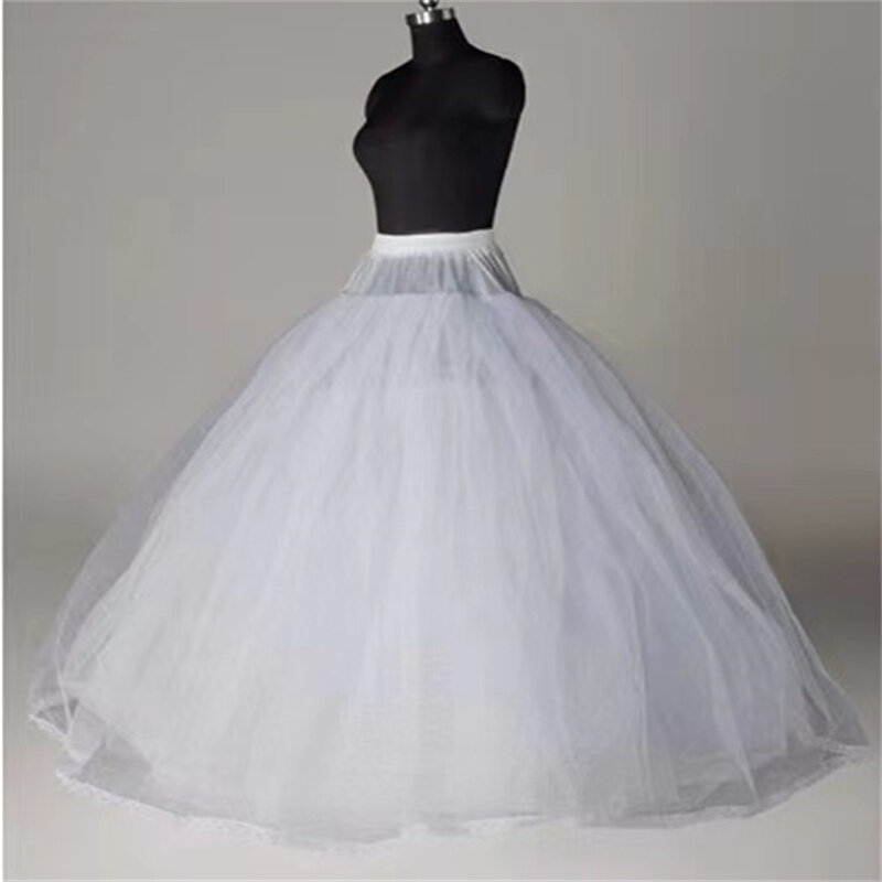 Falda súper deshuesada de hilo duro de 8 capas, soporte para vestido de novia, debajo de la falda, encaje súper grande, falda de poncho sin costuras, falda base cos