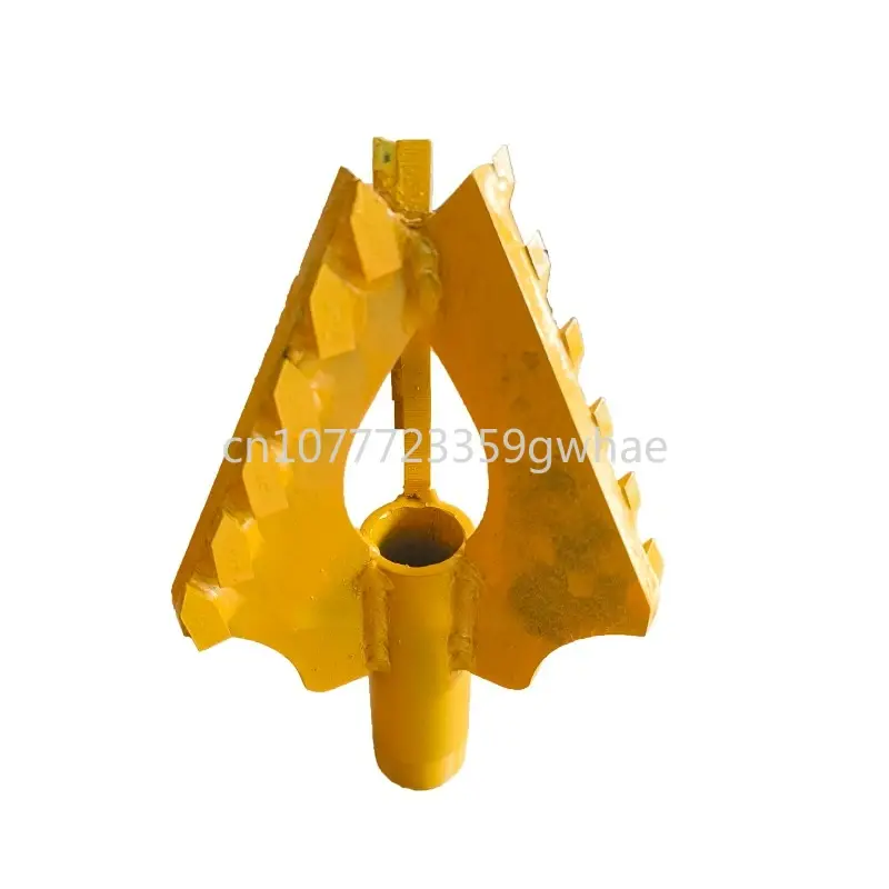 One Inch Drill Pipe Three Wings Water Well Drilling Super Hard Alloy Drill Bit/electric Drilling Rig/3 Wing Rock Drill Bit