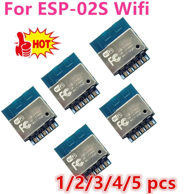 Transceptor de módulo Wifi para hogar inteligente, serie ESP-02S, Industrial, IoT, 1Mbit, Compatible con ESP8266, ESP 02S, 2,4G