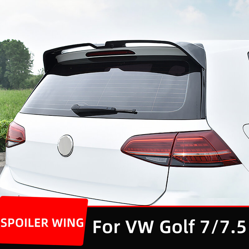 Para Volkswagen VW Golf 7 7.5 TSI TDI GTI GTD GTE R MK7 13 14 15 16 17 18 19 20 Telhado Traseiro Tampa Do Traseiro Spoiler Asa Acessórios Do Carro