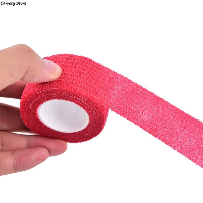 1Pc Self-adhesive Disposable Elastic Bandage for Handle Grip Tube Tattoo Accessories Random Color