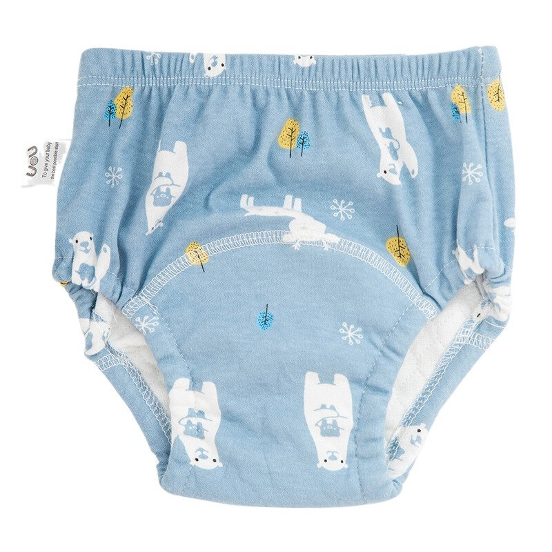 Baby Breathable Training Pants Hats Six Layers Reusable Ecological Diapers Cotton Waterproof Washable Cloth Eco-friendly Diaper