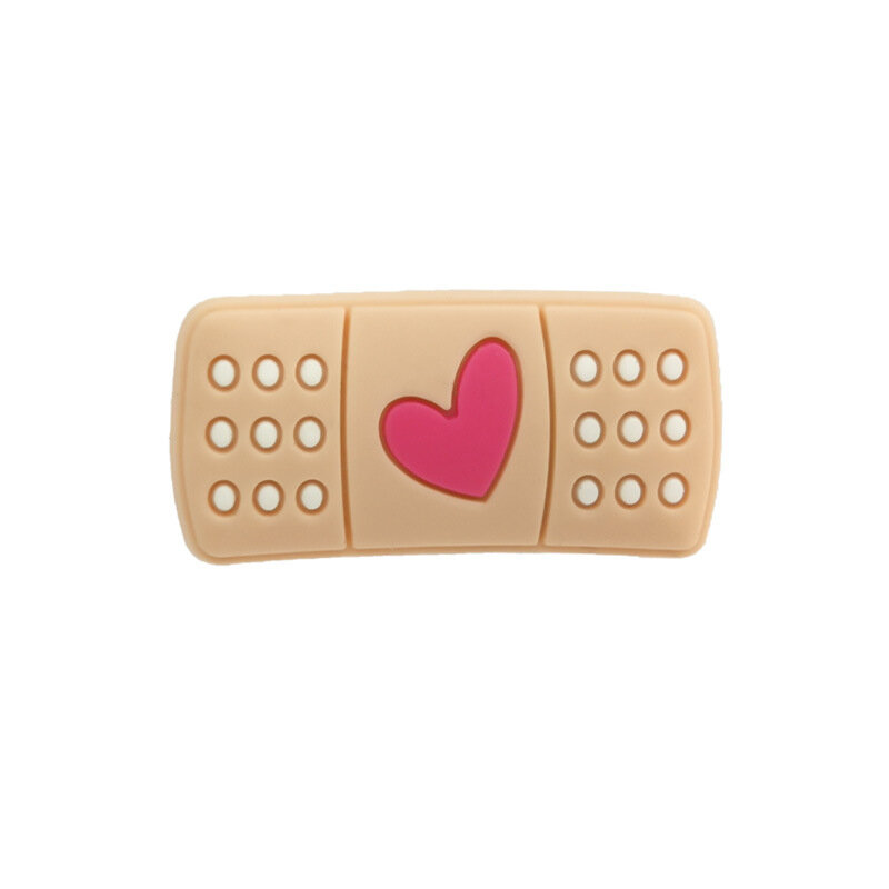 Nuovo 1 pz Cute doctor medical Shoe Charms Cartoon pills/Bandage fai da te croc zoccoli aceessori per sandali decorare regali per bambini jibz