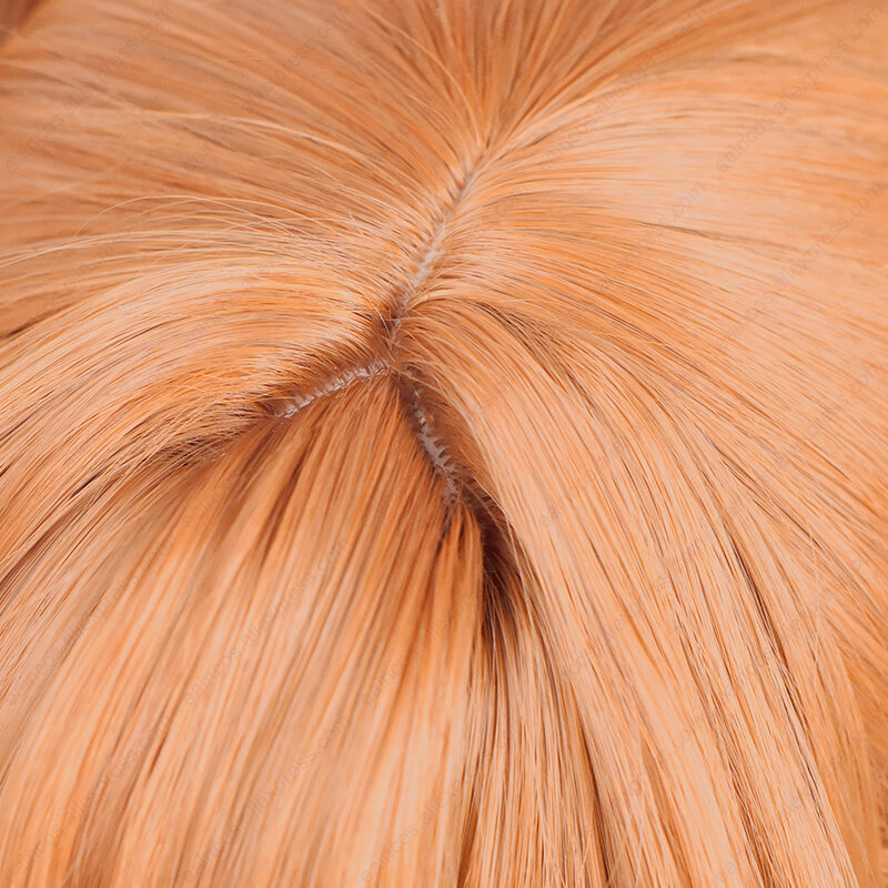 Anime EVA Asuka Langley Soryu Cosplay 68cm długości pomarańczowo-brązowe peruki w mieszanym kolorze odporne na ciepło włosy syntetyczne