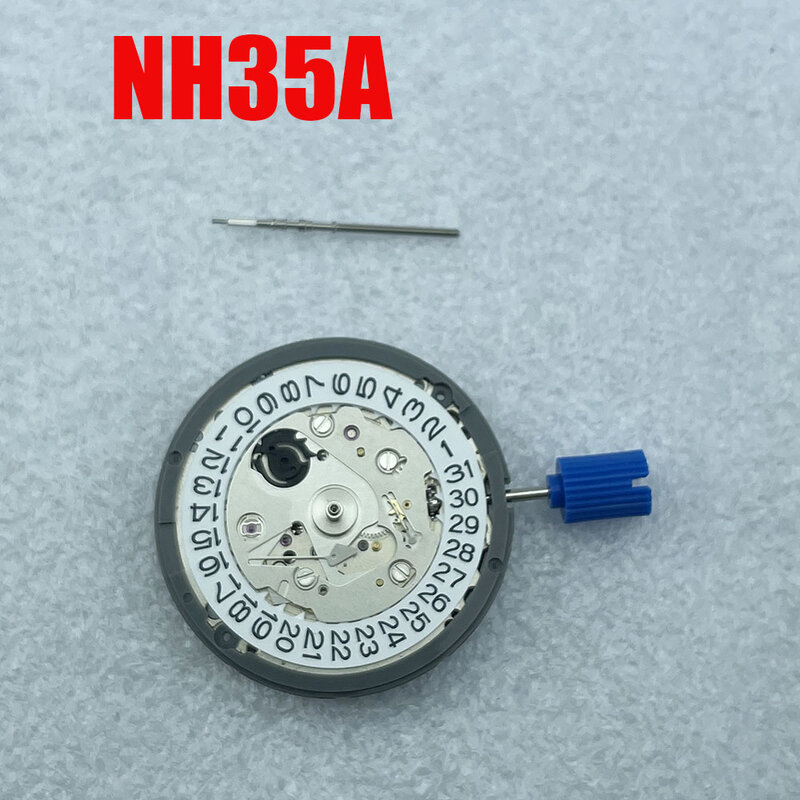 NH35 Black calendar Japanese mechanical movement high-precision 3-point automatic winding bar group, accurate 21600 beats per ho