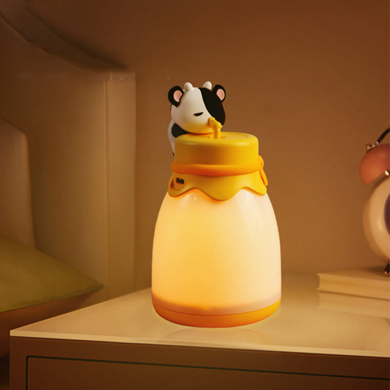 Night Light Kawaii Bottle Night Lamp USB Rechargeable Night Lights Birthday Gifts for Boys Girls Room Decor