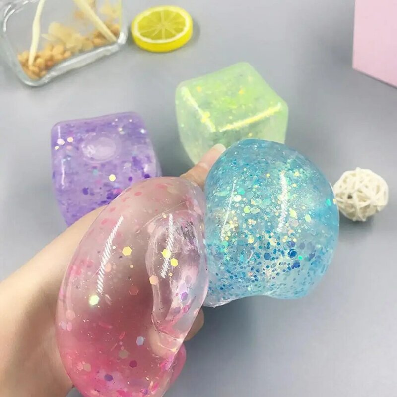 Detailed Soft TPR Material Safety Funny Squeezing Cube Decompression Toy Novelty Stress Relief Toy Children Gift