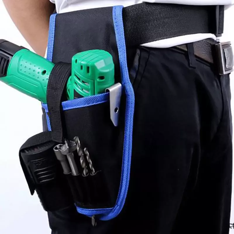 강력한 옥스포드 천 도구 가방, 두꺼운 디자인 착용, 방수 전기 기사 와이드 도구 벨트 거치대 키트 포켓