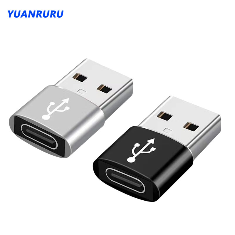 Adaptor USB C 3.0 Tipe C Ke Adaptor USB 2.0 untuk Ponsel Pria Ke Wanita Konverter USB C Konverter USB Tipe C untuk Laptop PC