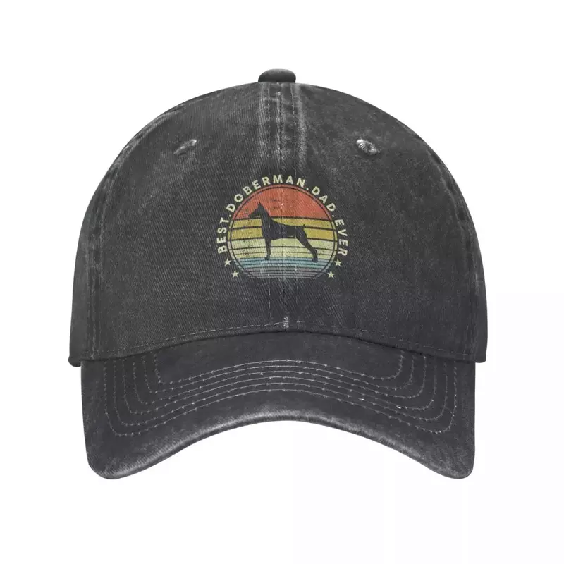 قبعة أب دوبيرمان للرجال والنساء ، أفضل قبعة رعاة البقر ، قبعة صيد ، قبعات بغطاء رأس ، أبي على الإطلاق ، هدايا عيد الأب