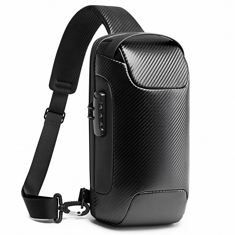 BANGE Hot torba na klatkę piersiowa nowy anty-złodziej męska torba Crossbody wodoodporne torby na ramię krótka wycieczka ładowania USB dla męskich plecak podróżny