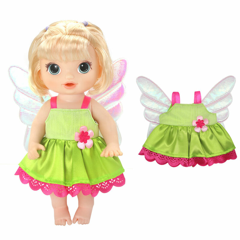 2022  Doll clothes dress  for 12 Inch 30CM  baby alive Toys Crawling Doll accessories.