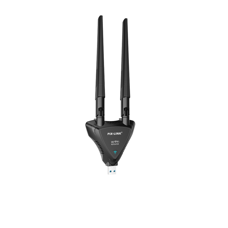 Pix-link ue06-ワイヤレスルーター,USB電源,Wi-Fiリピーター,300Mbps,信号増幅器,デュアルアンテナ