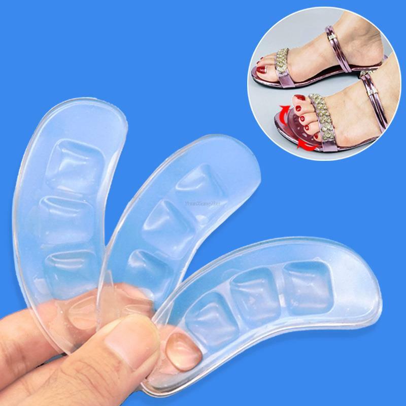 Wkładki do butów na sandały silikonowa wkładka do buta protector antypoślizgowe stopy wkładki do butów na wysokie obcasy antypoślizgowe ochraniacze pięt na obuwie damskie