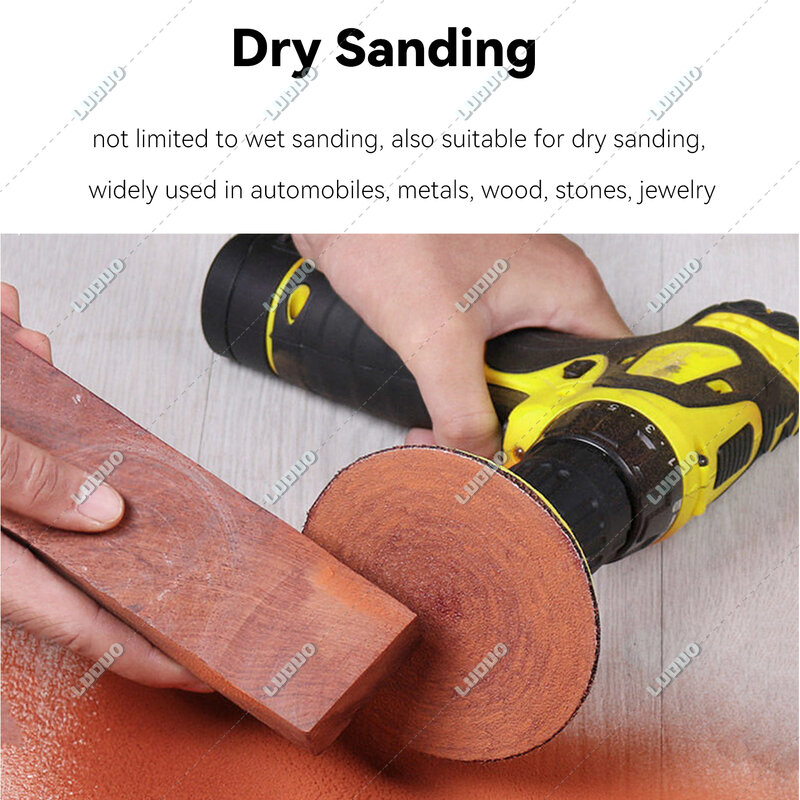 Round Wet Sanding Sheet Dry Polishing Sandpaper For Car Detailing Headlight Restoration Grinder Accessories Sanding Discs Paper