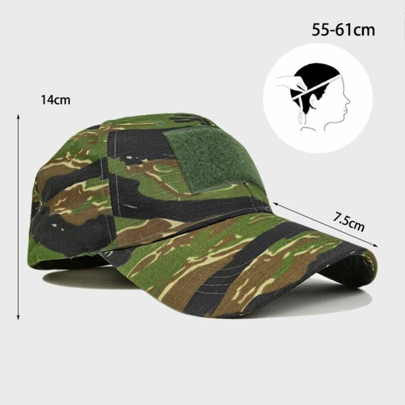 Cotton Tactical Baseball Caps Set Combination Sweat Absorbing Face Mask Military Camouflage Camouflage Hat Headgear Cover