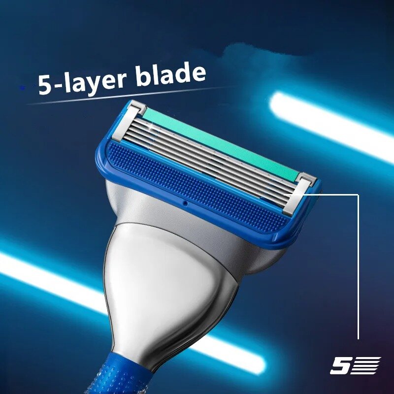Razor Classic 5 Edge Safety Razor for Mens Shaving&Womens Hair Removal Shaving Blades Manual Shaver