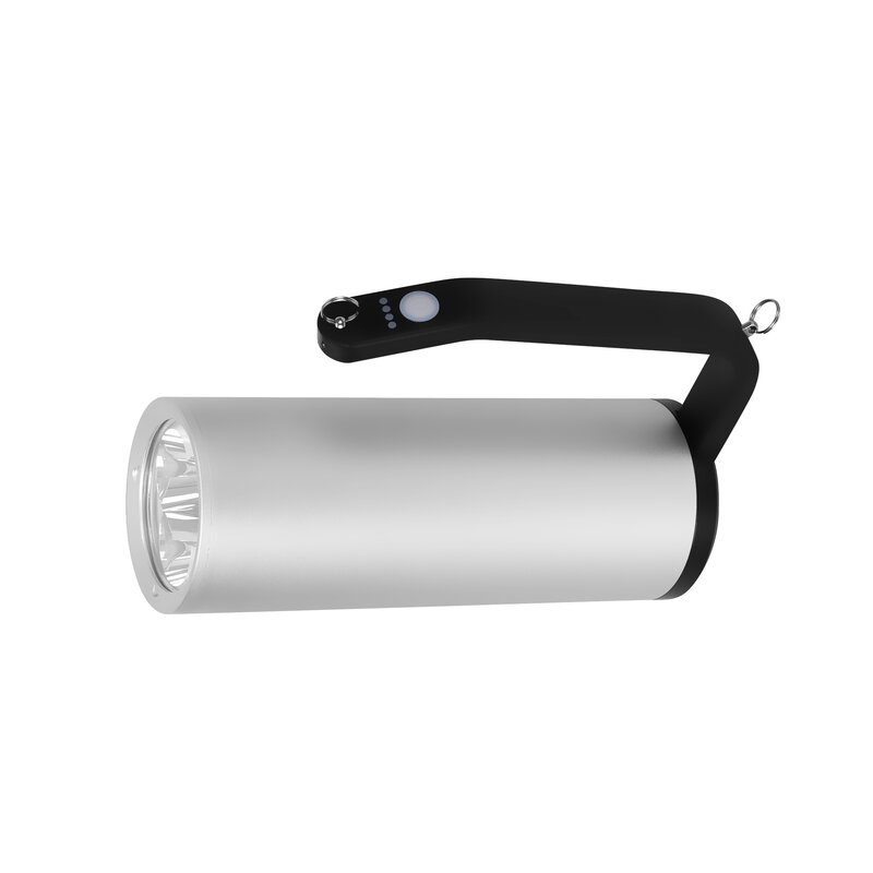 Holofote portátil à prova de explosão, lanterna, iluminação LED, alta potência, luz forte, lâmpada de mão recarregável, lux, 2x12w, 8430