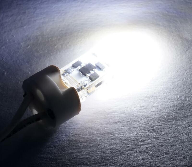 DIMMABLE-GY6.35 Lâmpadas LED, 6W, AC, DC, 12V, Lâmpada de milho, Droplight Chandelier, 1505 G6.35 COB LED Bombillas, branco, lâmpada branca quente