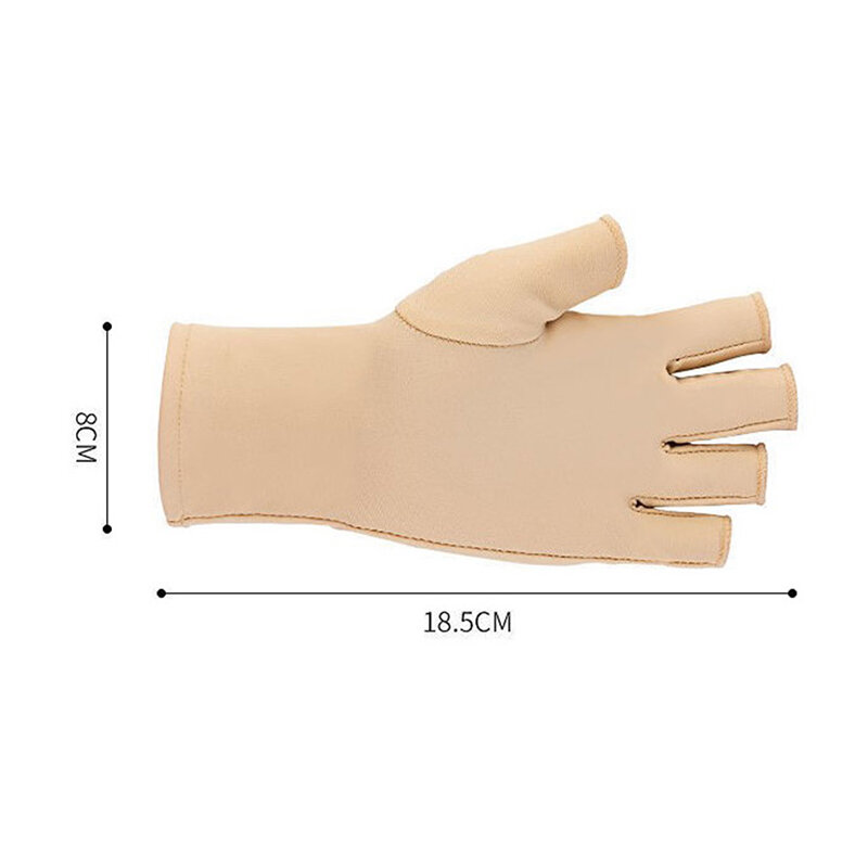 2 stücke Nail Art Handschuh UV-Schutz Handschuh Anti-UV-Strahlens chutz Handschuhe Schutz für Nail Art Gel UV LED Lampe Werkzeuge Anti-UV