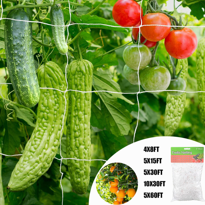 Садовая решетка, уличная сверхпрочная нейлоновая решетка для огурцов, томатов, фруктов, овощей, винограда