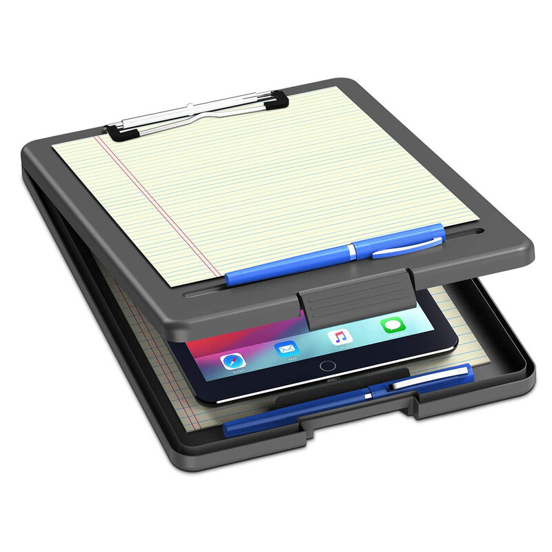 Box Office Supplies Waterproof Durable Stationery Lightweight Filing Storage Document Case Writing Pad A4 Clipboard Box