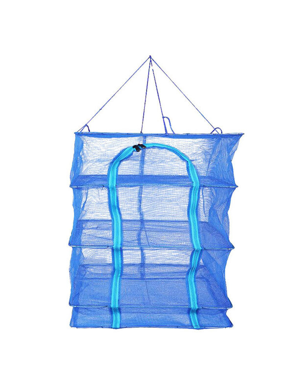 Drying Net | Drying Rack 4 Layers Folding Fish Mesh | Hanging Drying Fish Net, For Shrimp Fish Fruit