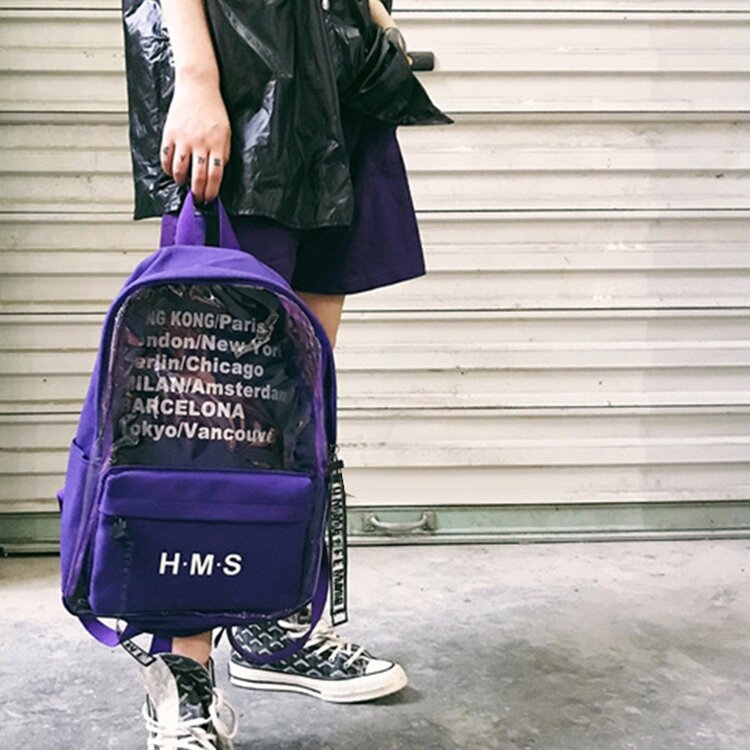 Mochilas de lona clara para mulheres, mochilas escolares para meninas adolescentes, mochila de viagem de qualidade feminina, Bookbag, Harajuku