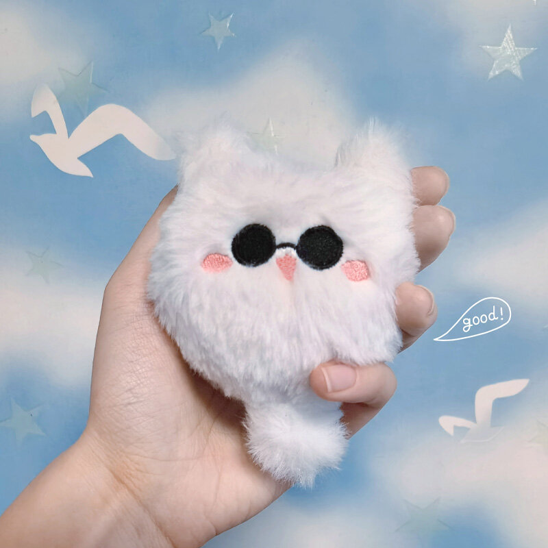 Jujutsu Kaisen Gojo Satoru Cat Cute Embroidery Plush Stuffed Animals Dolls Pendant Cartoon Toys Kids Gift Anime Cosplay Figure