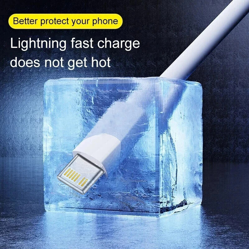Cable USB tipo C de carga rápida, Cable Lightning para Apple iPhone 14, 13, 12, 11, accesorios para teléfono, 30W PD