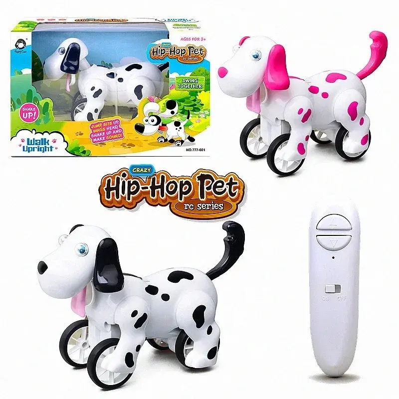 Remote Control Jumping Dog Intelligent Machine Electronic Pet Dog Children Wisdomtoys Animal Models Kids Birthday Gift