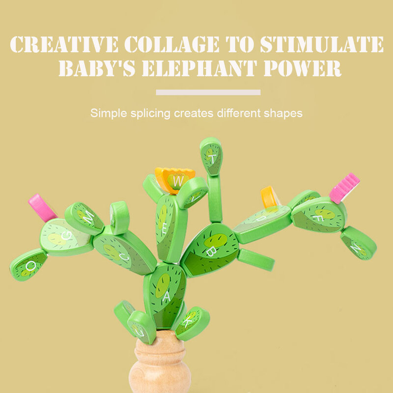 Early Education Cactuses Toy Wear-resistant Anti-falling Plaything For Babies