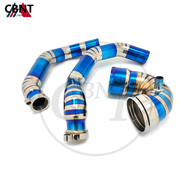 CBNT for BMW S55 M2C M3 M4 F80 F82 Turbo Charger Pipe High Performance Titanium Alloy Air Intake-pipe Cooling System
