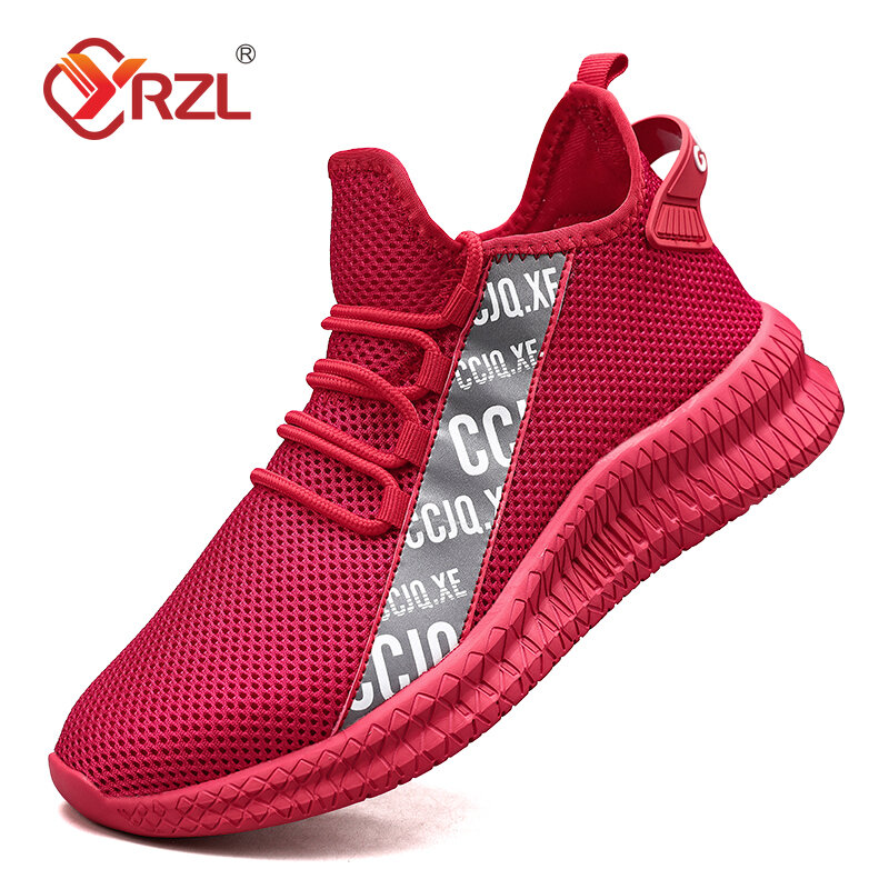 YRZL Sneakers da corsa da uomo scarpe sportive leggere di alta qualità scarpe Casual traspiranti in rete classica Sneakers moda uomo