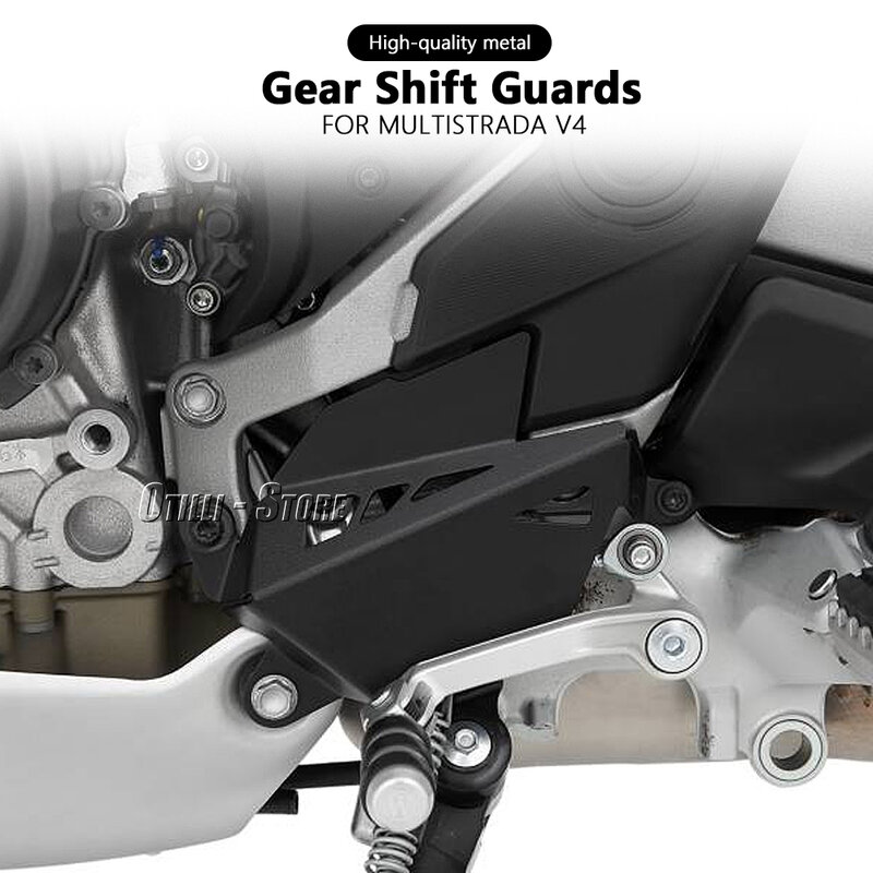 New Motorcycle Accessories Metal Gear Shift Assist Lever Protector Guard Cover For DUCATI MULTISTRADA V4 Multistrada V4