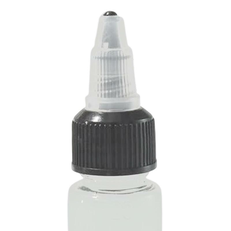 Apontou Leak Squirt Garrafa para Ink Glue Dressing, Garrafa de tinta vazia, 20ml, 2x5Pcs