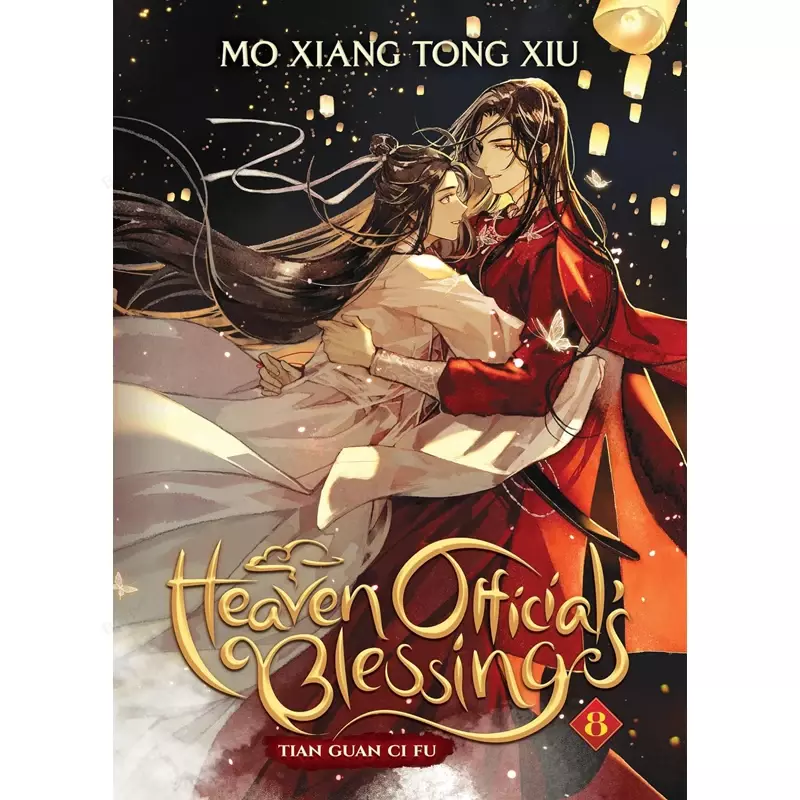 Tian Guan Ci Fu Heaven Official's Blessing Books, versión en inglés de la antigua Mo Xiang Tong Xiu, Novel Comic, 4 libros, 1-4/5-8 volumen